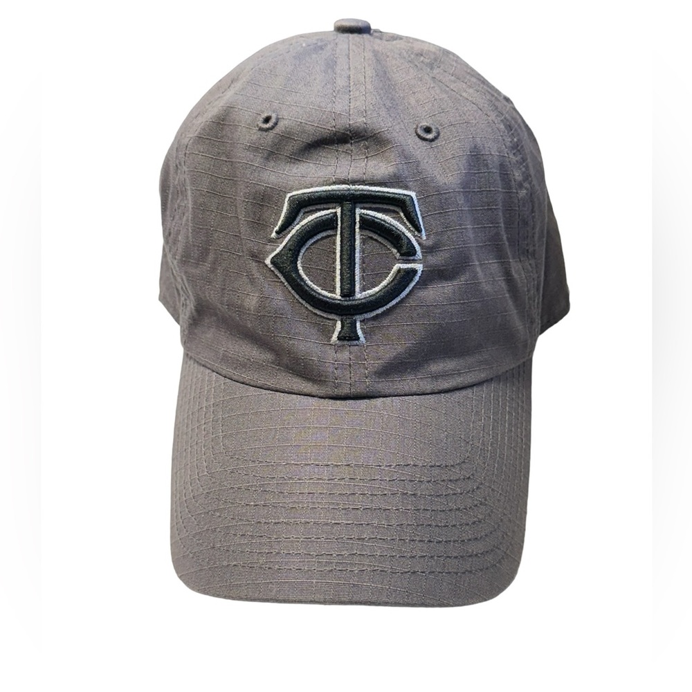 Minnesota Twins‎ 47 Fitted Hat Size Medium Gray Lightweight 100% Cotton Medium